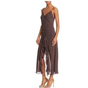 Cotton Candy LA Ruffled Striped Maxi Dress